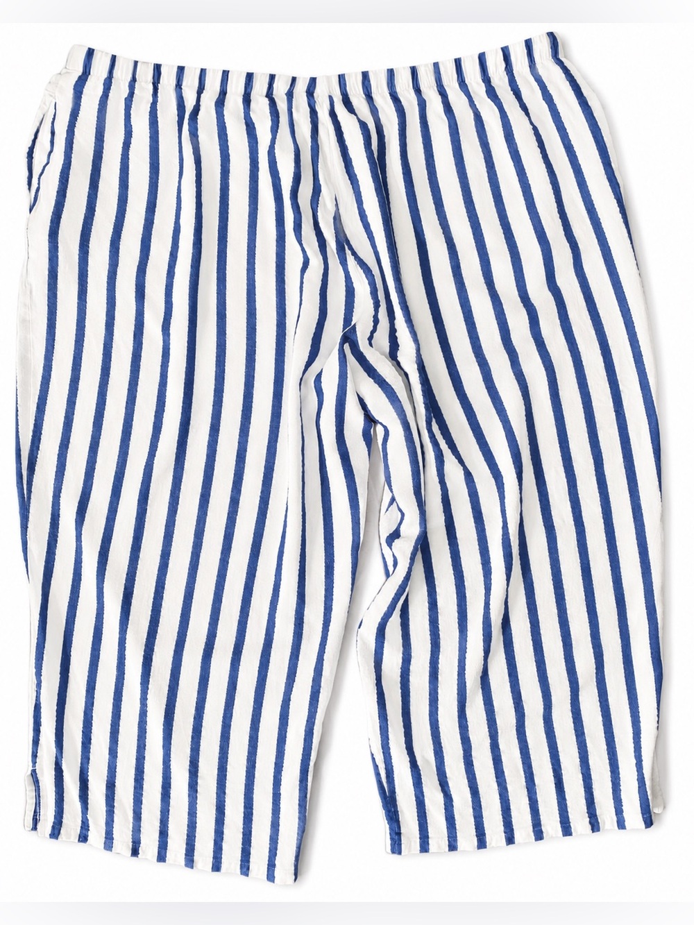 Women's Pajamas Blue & White Striped Set XL - Picture 7 of 10